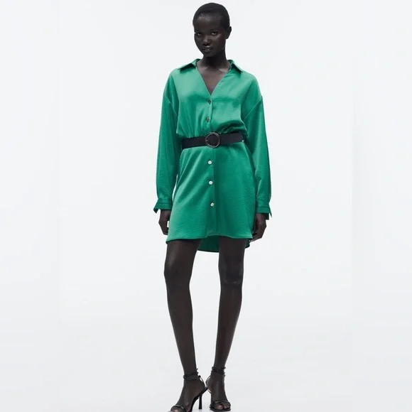 ★ZARA★ BELTED SATIN DRESS Zara | Dresses | Belted Satin Dress | Poshmark